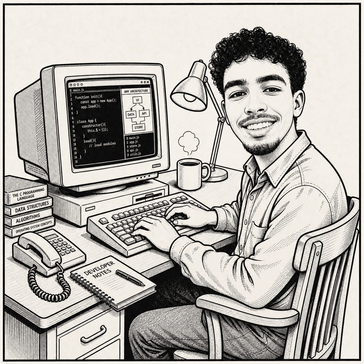 Sohail Najar — the subject, photographed in their natural habitat